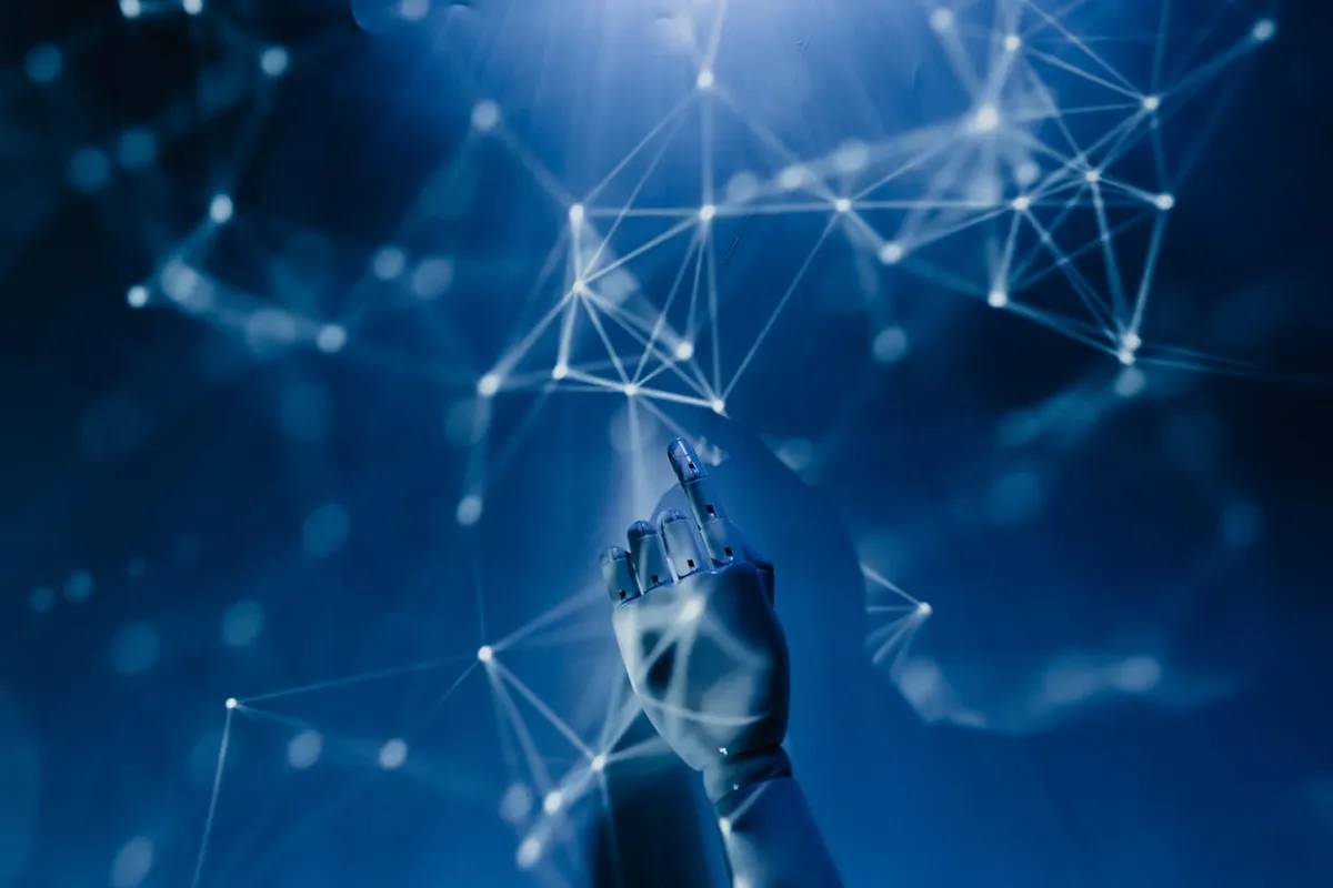 AI chatbot technology background